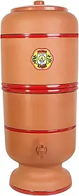 Cerâmica Center Art Filtro de Água São Pedro 4 Litros com Boia e Vela Tripla Ação