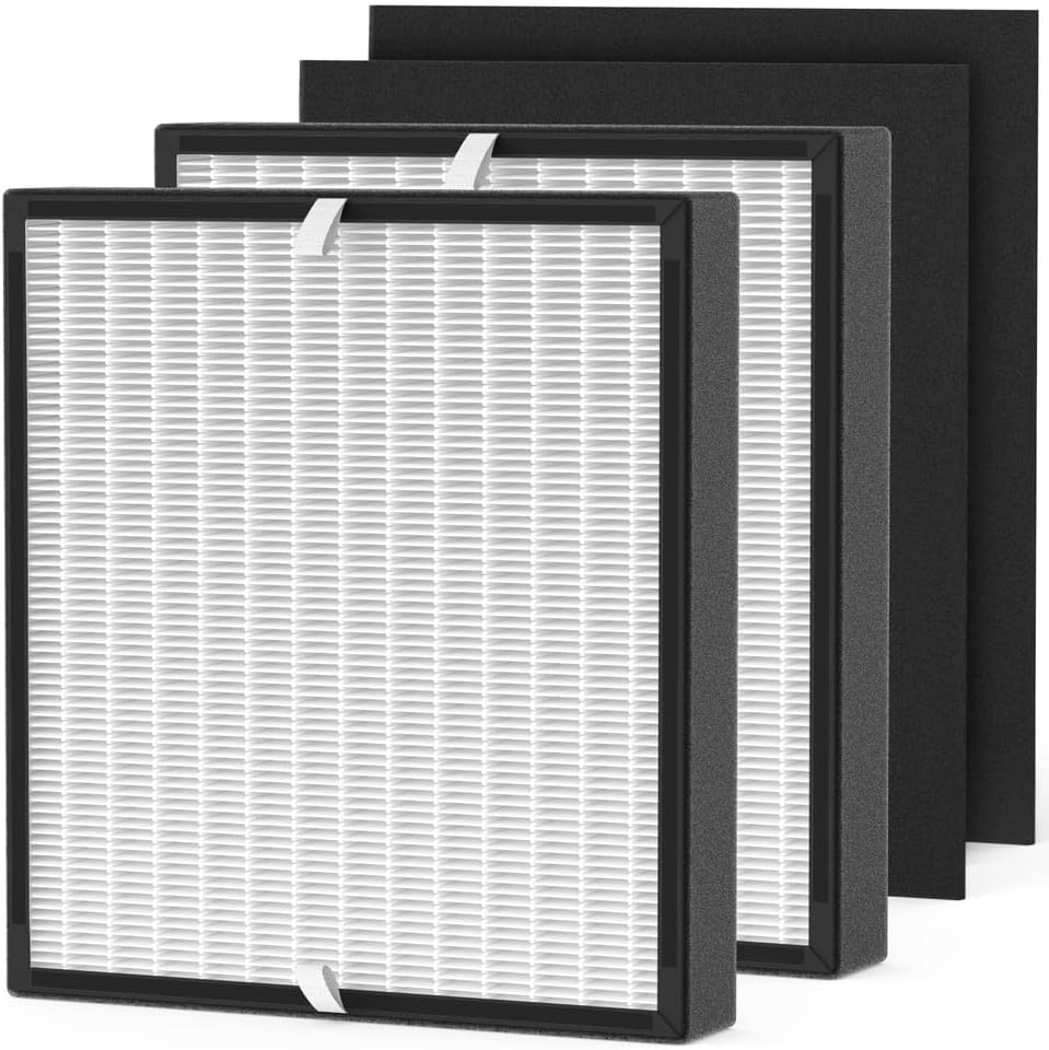 Product image of 2-Pack BF35 Replacement Filter Compatible with BF35 for BreatheSmart Classic Purifier, 2×2-in-1 Filters + 2×Carbon Pre-Filters