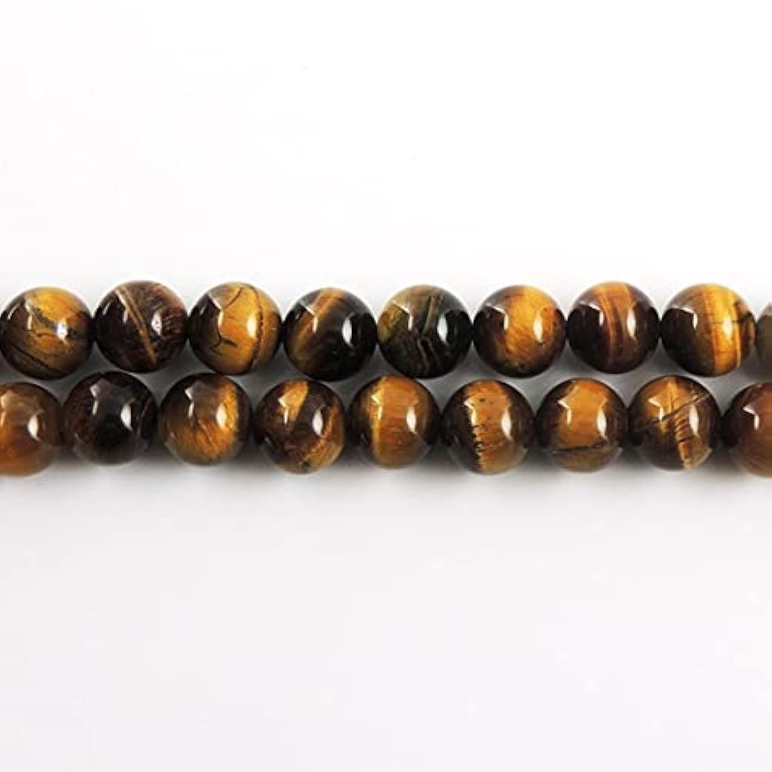 Perles de jaspe oeil de tigre rondes 12mm fil pierre naturelle bijoux