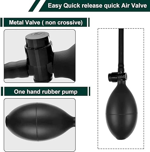 Miniatura 2 de Bolsa de cuña de aire, paquete de 3 bombas de bolsa de cuña de aire de grado comercial, kit de nivelación profesional y herramienta de alineación