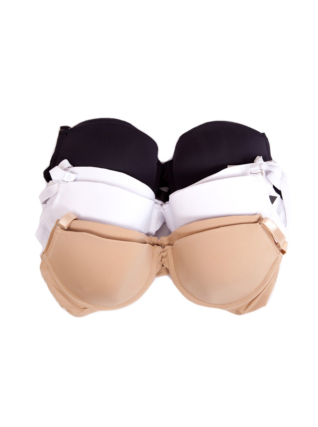 Ladies Four Cushion Push-Up Bra 6 Piece Color Variety Set