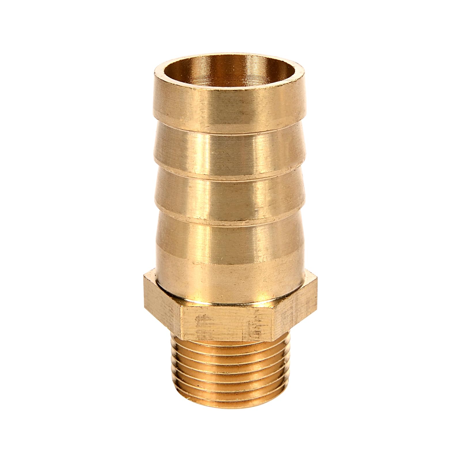 Brass Hose Fittings - 3/4" Barb to 3/8" Male Thread Air Line Adapter