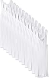 Men's Cotton Tank Undershirts 12-Pack