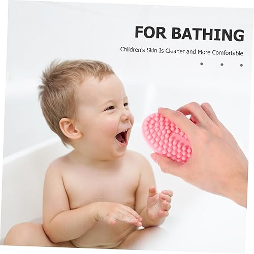 Miniatura 7 de NOLITOY Cepillo de baño suave para limpieza de la piel, 2 piezas, promueve el desarrollo sensorial, la unión emocional para una estimulación táctil