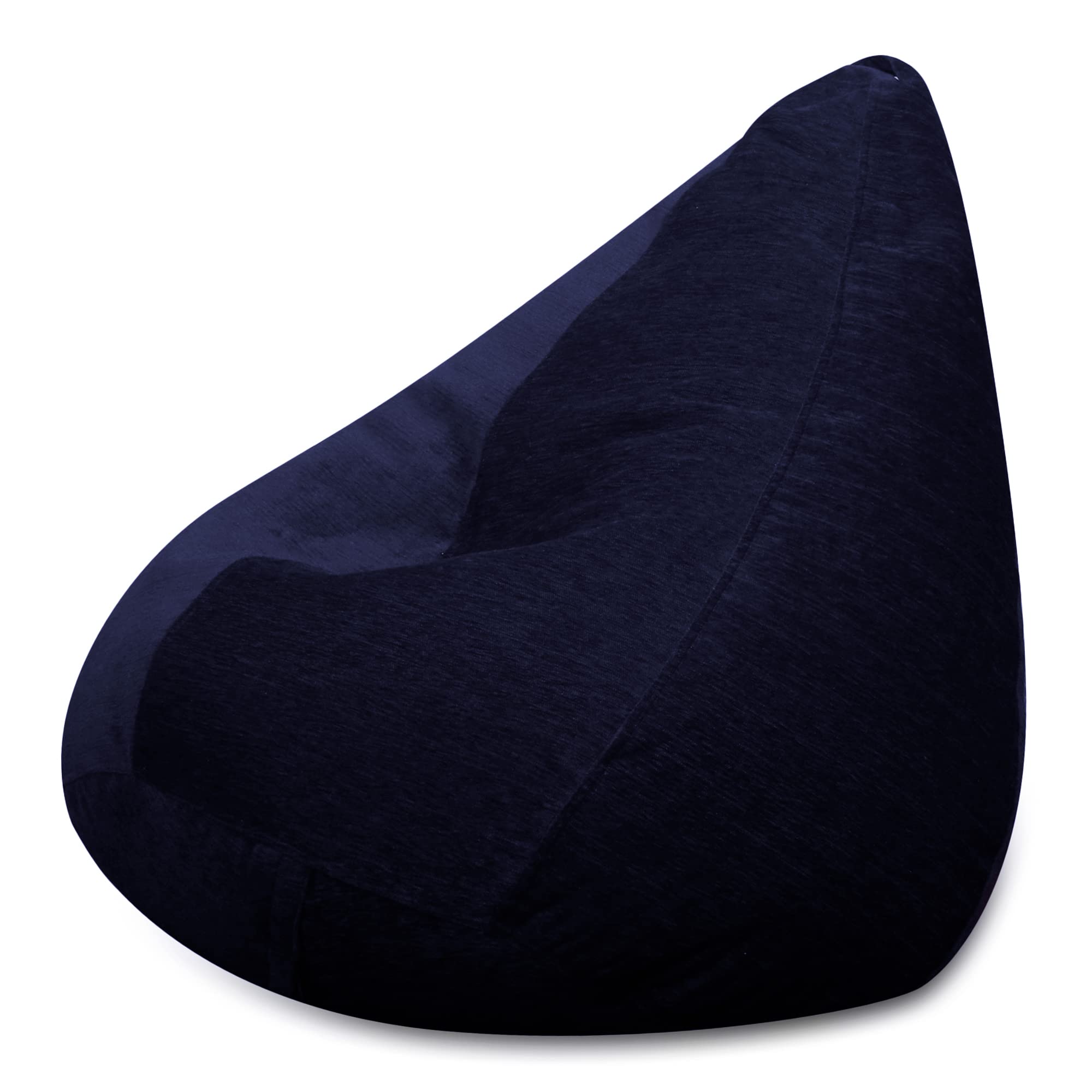 Style Homez Haut Collection, Classic Bean Bag in Premium Velvet Fabric Cover Only (Royal Blue, XL)-picture-40