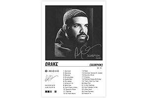 Drake Poster Scorpion Album Canvas Poster