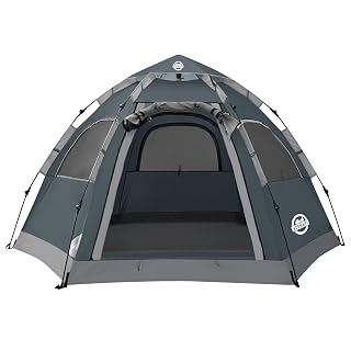 ADSMART Instant Tents for Camping 2/3/4/5 Person Tent Waterproof Easy Setup Sets Up Backpacking Tents with Carry Bag for Outdoor Hiking - Amazon product rated Grade A