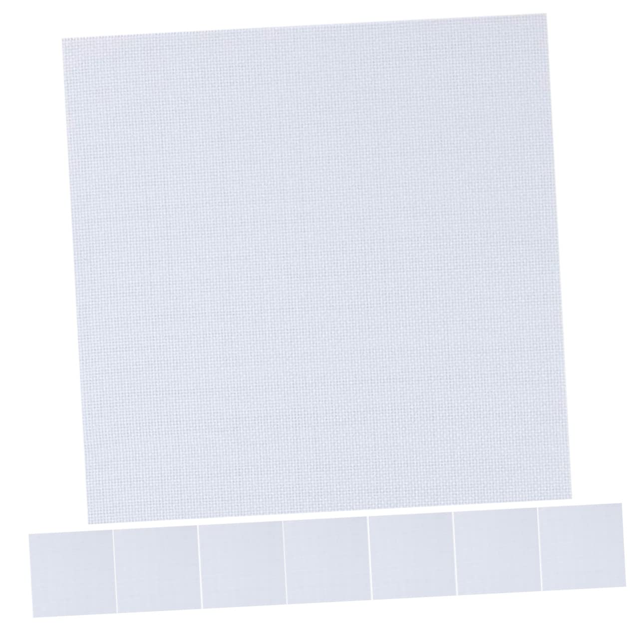 GLSTOY Embroidery Cloth Set 8pcs White Cross Stitch Fabric DIY Cloth for Stitching Embroidery Gridding Fabrics