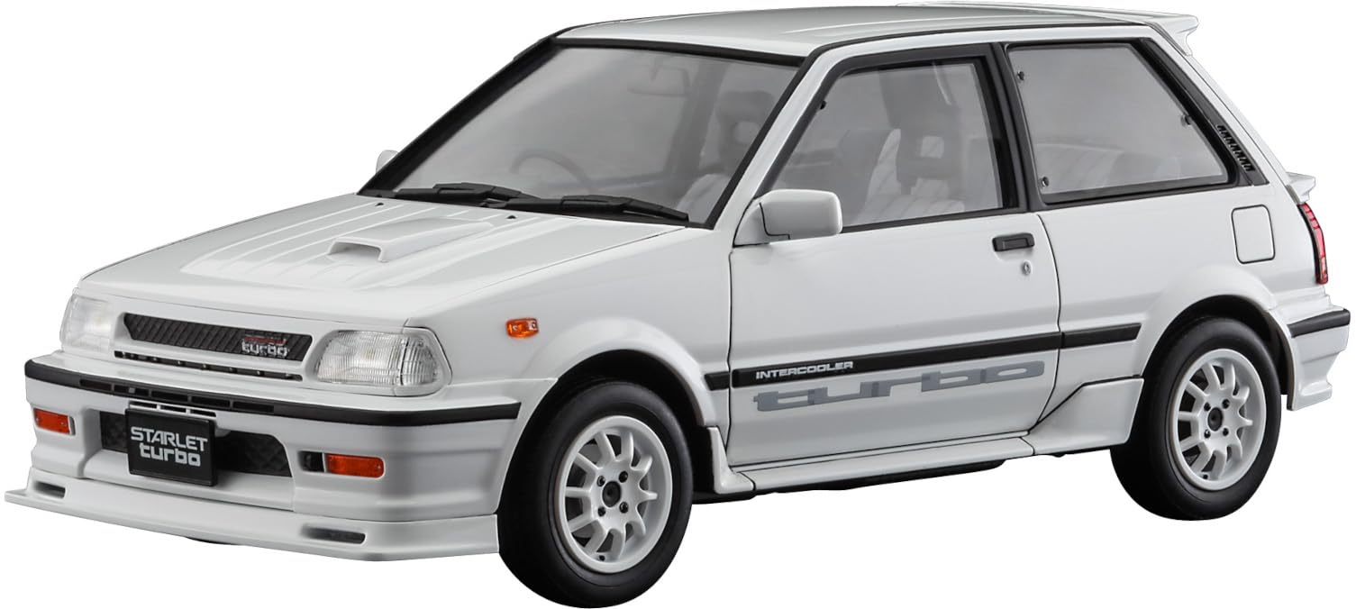 Hasegawa Toyota Starlet Ep71 Turbo-S 3-Door 1:24 Scale 620777-1/24