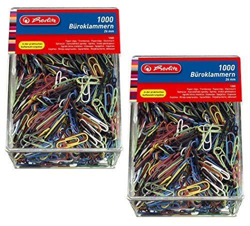 Herlitz 8859134 - Graffette 26 mm, confezione