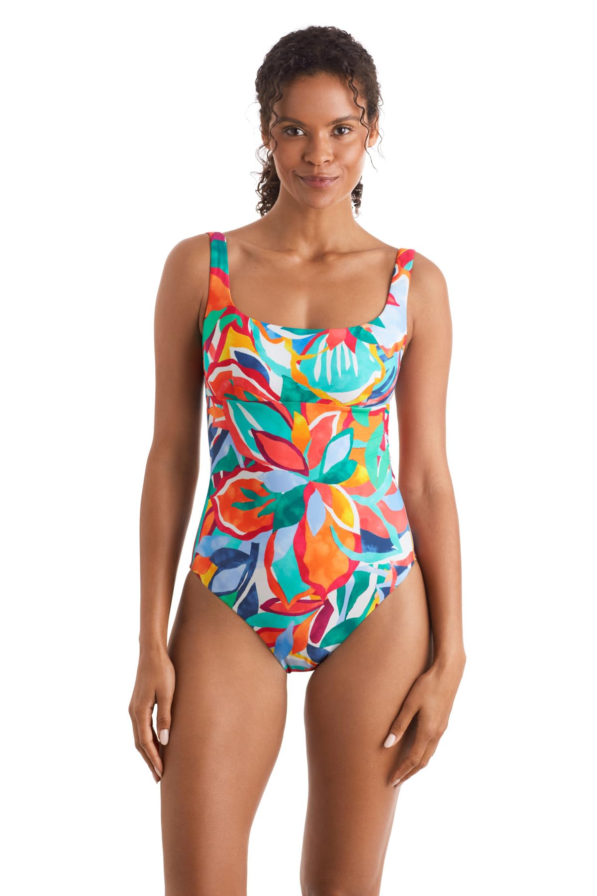 Mimi Flamingo Womens Swimwear Lido Rib Harper One Piece Swimsuit