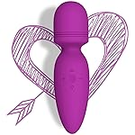 Mini Wand Massager Small Hand-held Massager,Quiet,Portable Personal Massager Silicone Massager Cordless for Neck Shoulder Back Body Massage