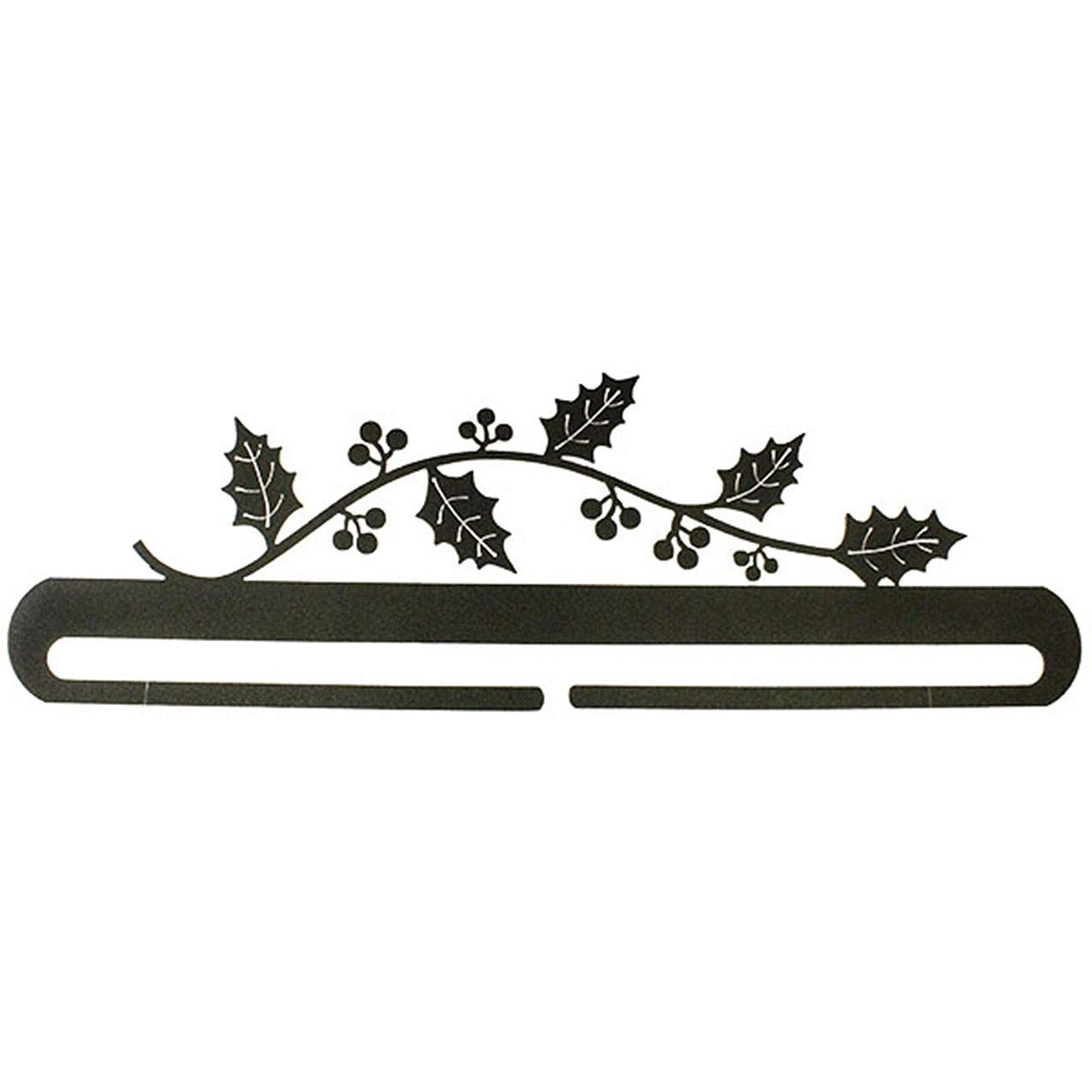 18in Holly n Berries Split Bottom Charcoal