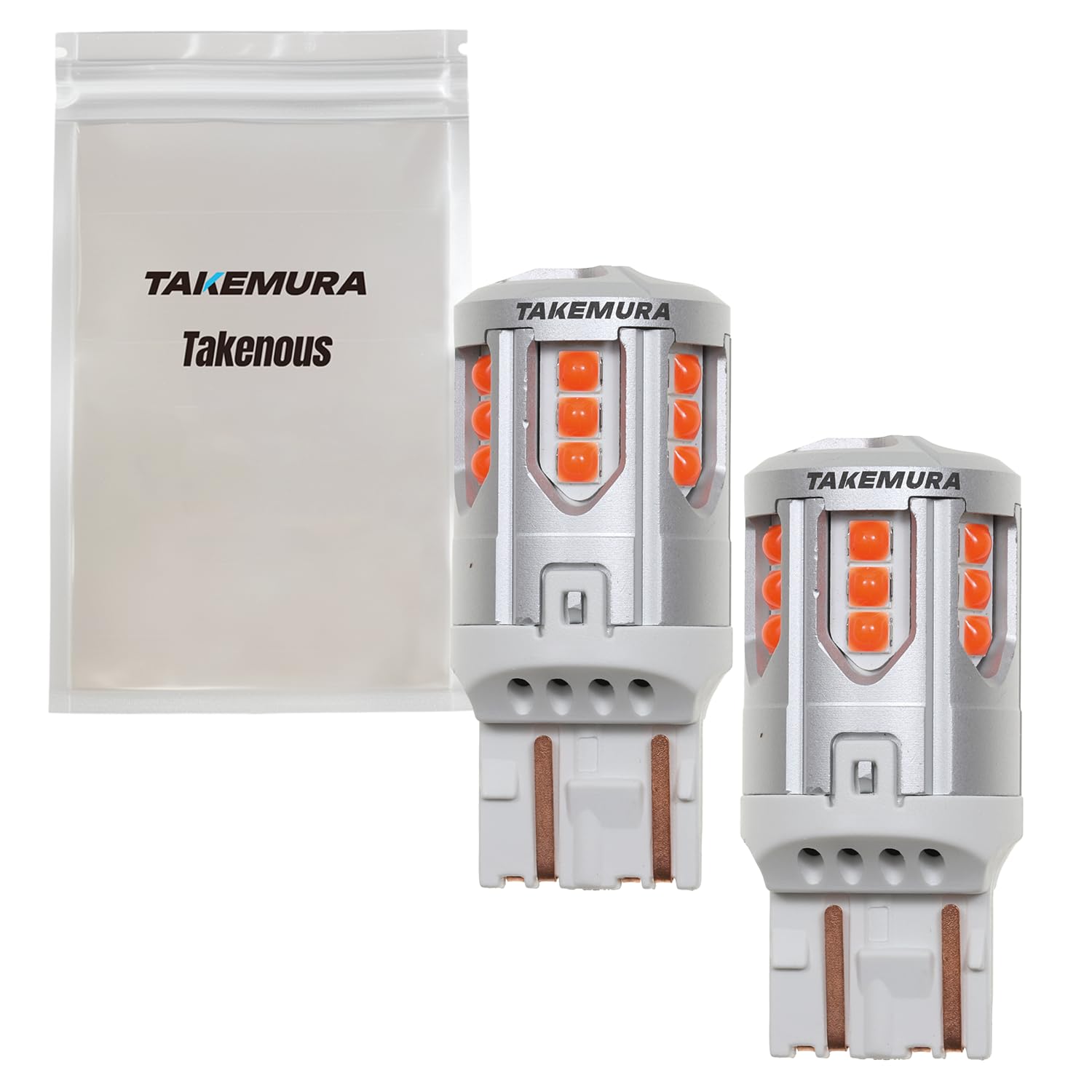 Amazon | Takenous 竹村商会 T20 LED ダブル クルクルテール レッド