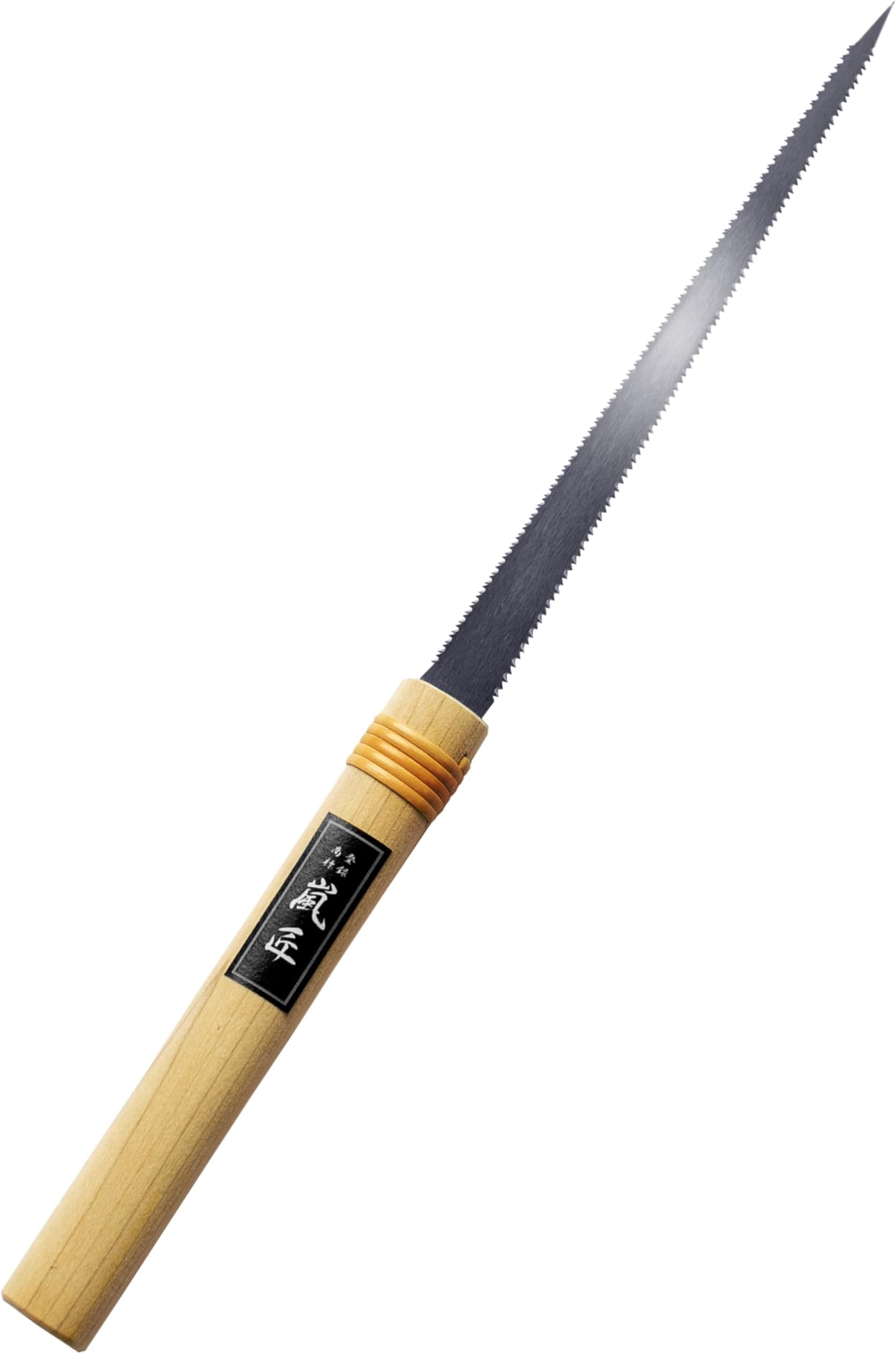 Japanese Pull Saw Woodworking Small Keyhole Saw 7-7/8" Made in JAPAN, Ryoba Double-Edge Handsaw for Wood, Plywood, Drywall, Sheetrock, Gypsum Board, Plasterboard, Wood Handle