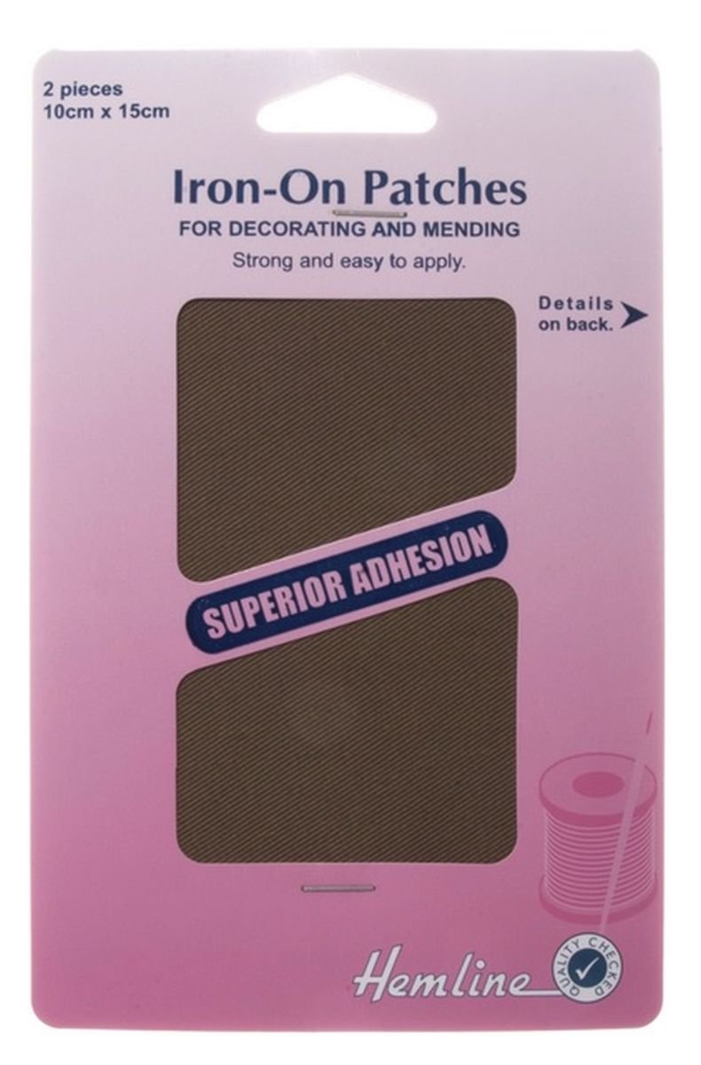 Patches Cotton Twill 10x15cm: Khaki