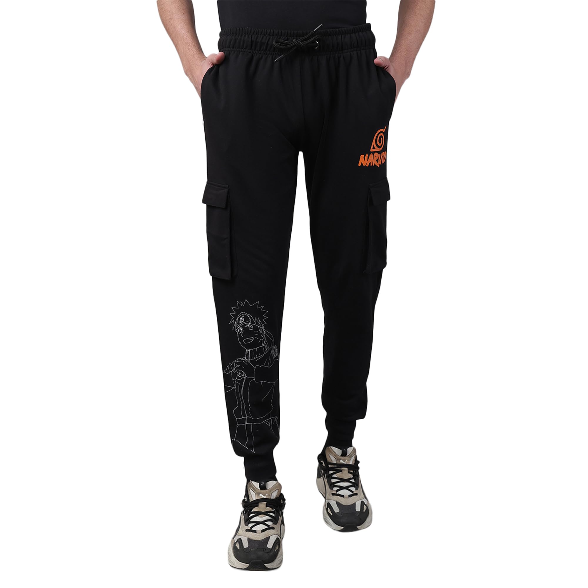 free authority Official Naruto Shippuden Printed Regular Fit Jogger for Men-picture-47