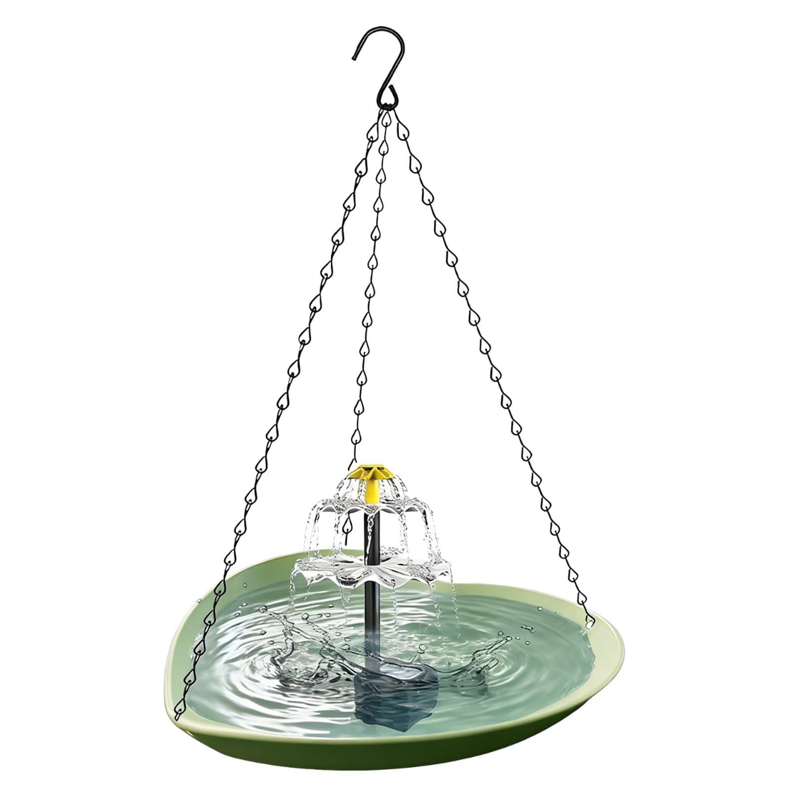 Baignoires pour oiseaux d'extérieur Alimenté par Énergie Solaire, Forme