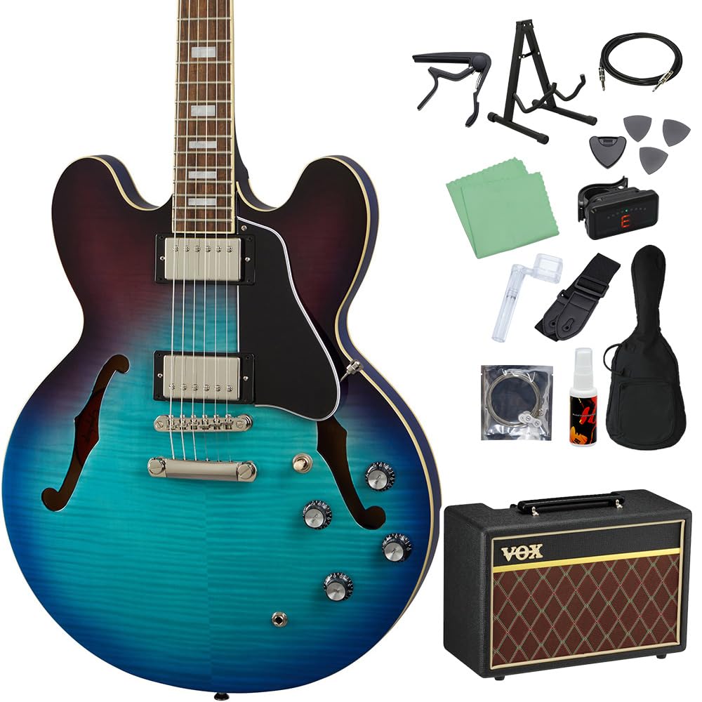 Amazon | Epiphone ES-335 Figured BB エレキギター初心者14点セット 