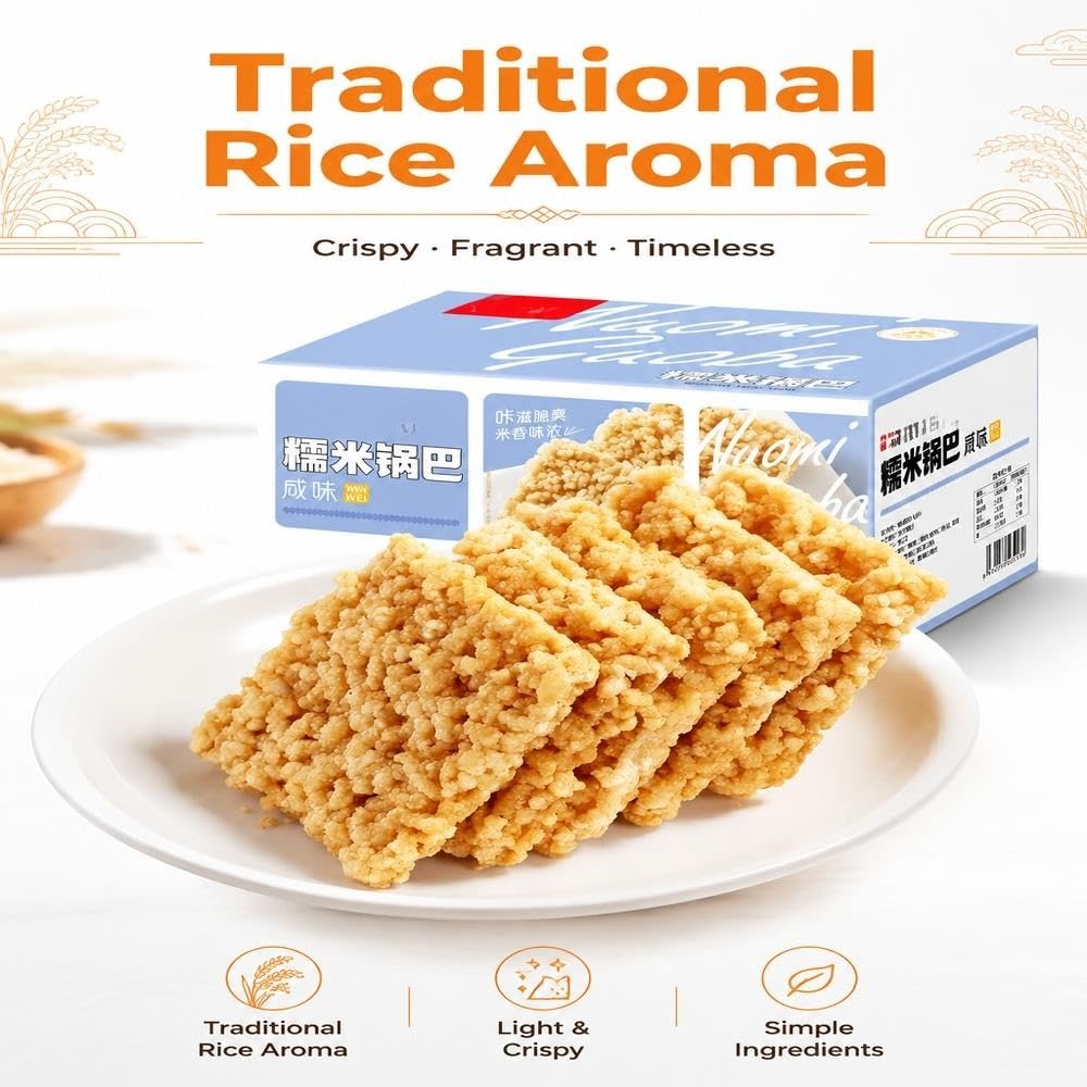 Snack Salato Di Patatine Croccanti Di Riso Glutinoso 500g