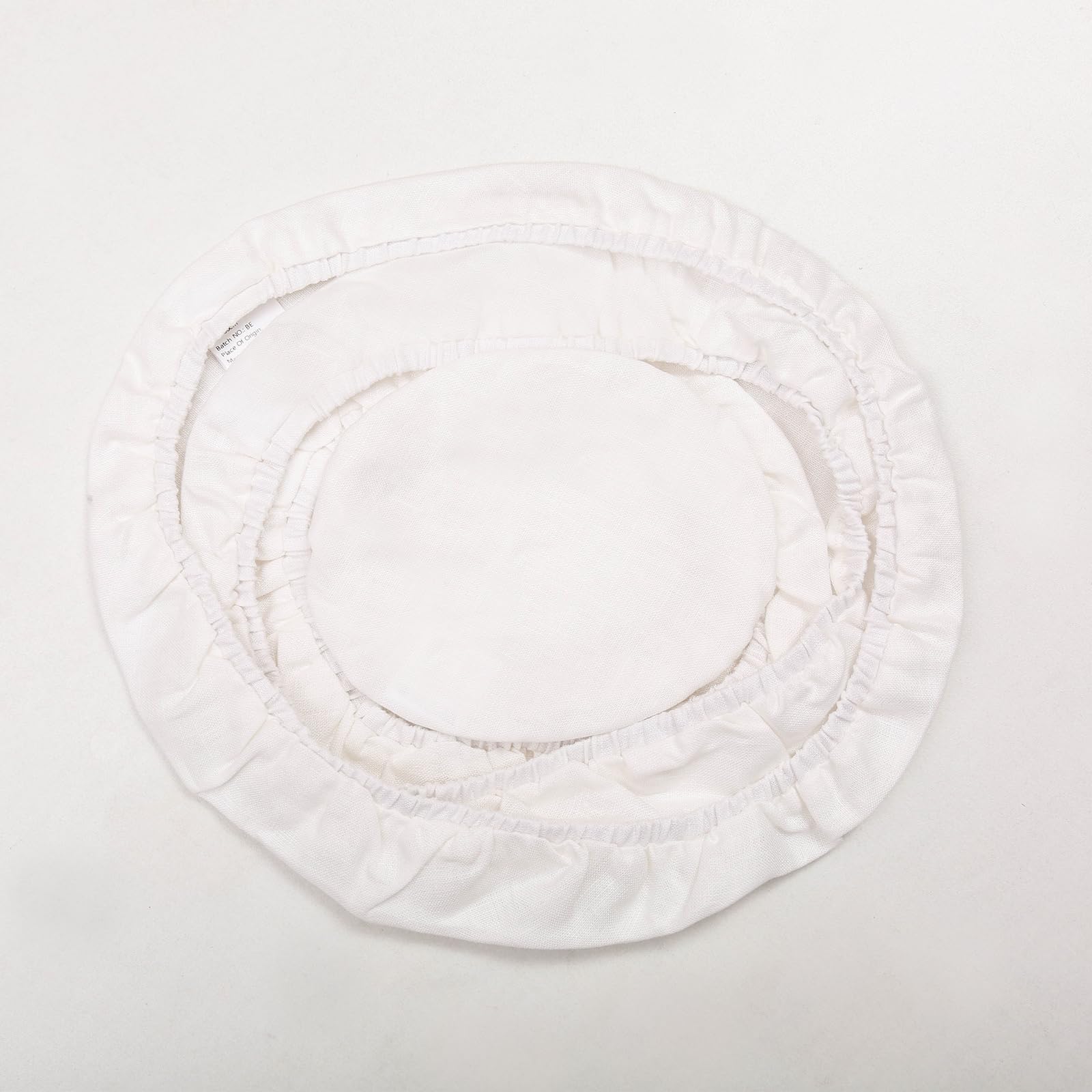 HSOFTIFY 100% Linen Bowl Covers Reusable For Bread Proofing, 4 Pcs Elastic Cloth Fabric Bowl Covers, 5.9 * 7.9 * 9.8 * 11.8 Inches, Linen