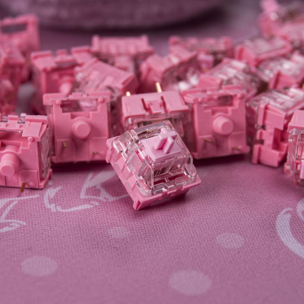 Amazon.co.jp: KTT ローズ/ストロベリー リニア スイッチ 3ピン 45g