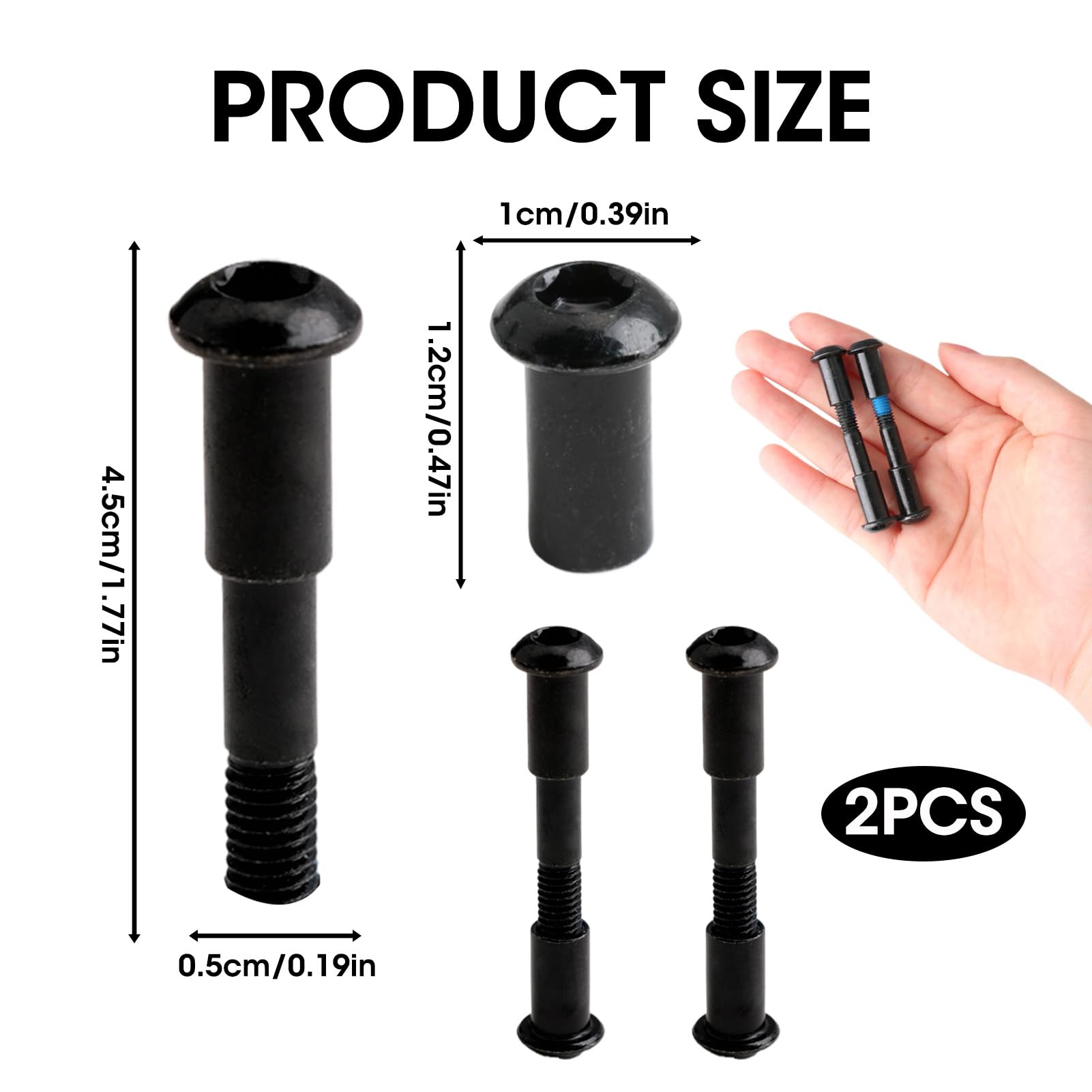 PER XIAOMI PER M365/Pro/Pro2/1S/MI3 Gancio Chiave Pieghevole Fibbia - Foto 13