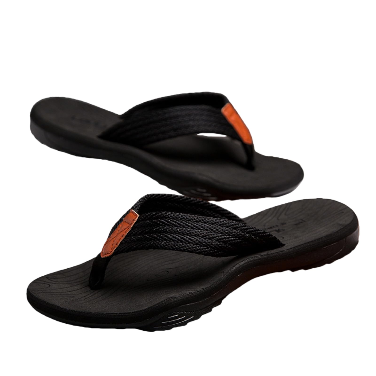 Tongs homme contre les douleurs aux pieds avec semelle EVA souple et douce