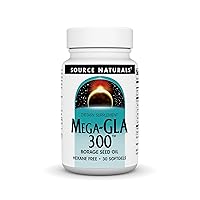 Algopix Similar Product 6 - Source Naturals MegaGLA 300  Borage