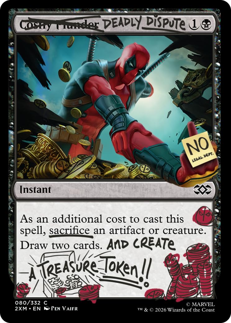 Magic: The Gathering Secret Lair x Marvel's Deadpool: I Fixed It