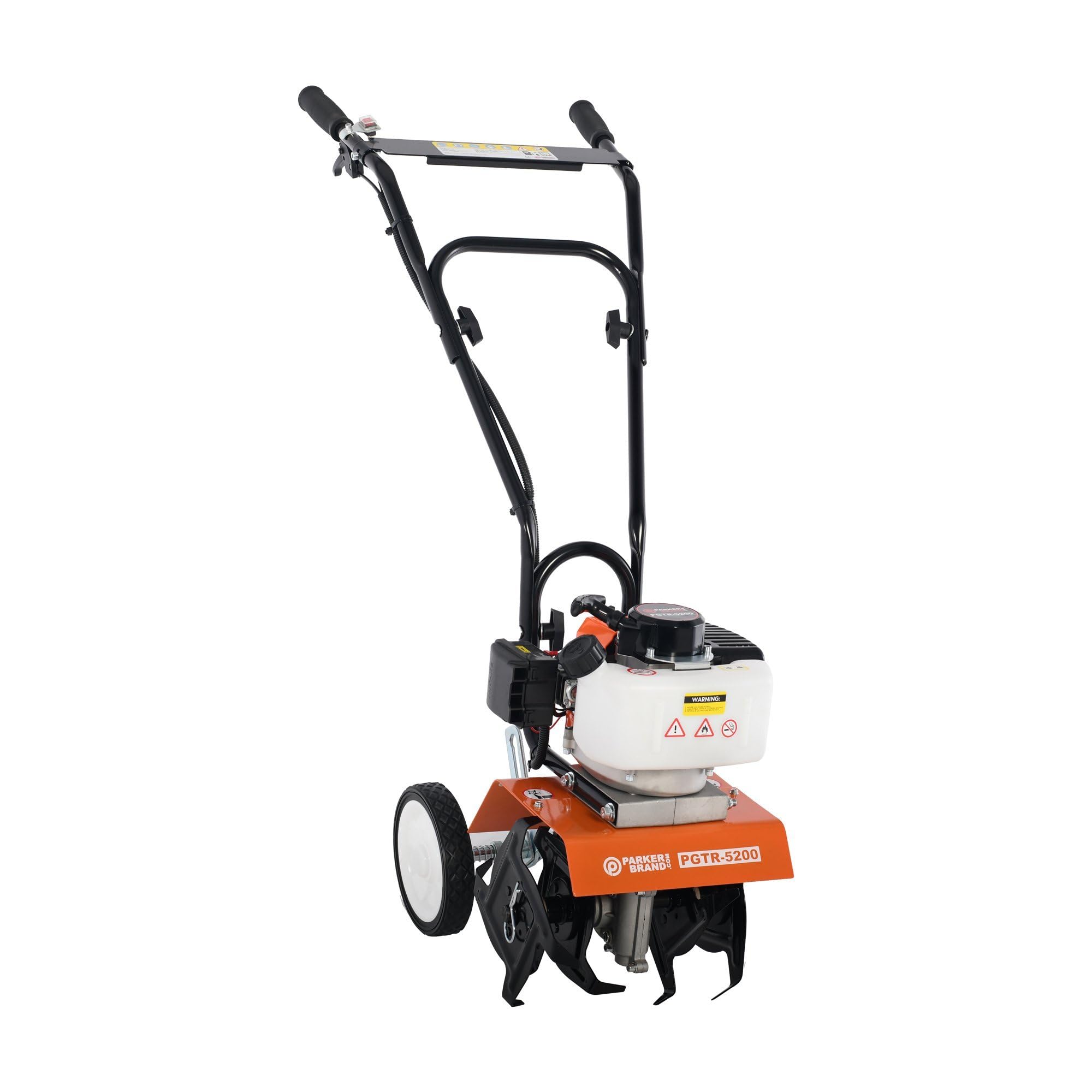 52cc Petrol Garden Tiller, Cultivator, Rotavator and Rototiller | 2-Stroke 6500 RPM