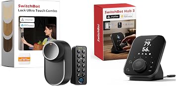 SwitchBot Lock Ultra Touch Combo & SwitchBot Hub 3 3rd Gen