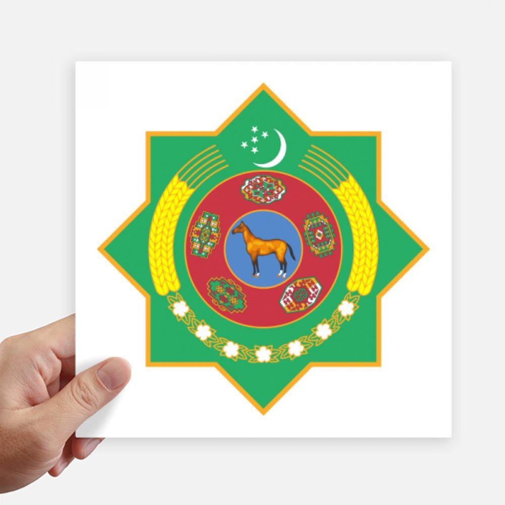 Pegatinas de Turkmenistán 20 cm vinilos de pared calcomanías para maleta portátil y moto