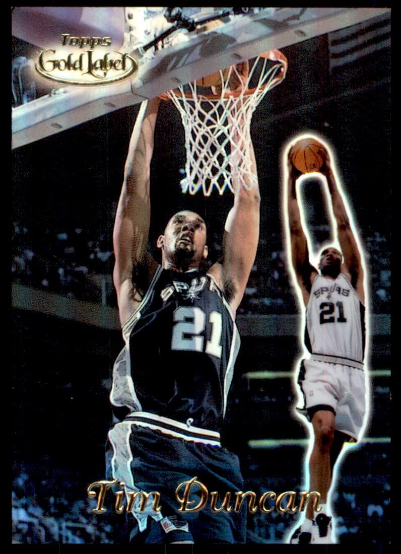 Amazon.com: 1999-00 Topps Gold Label Class 1 Tim Duncan #1