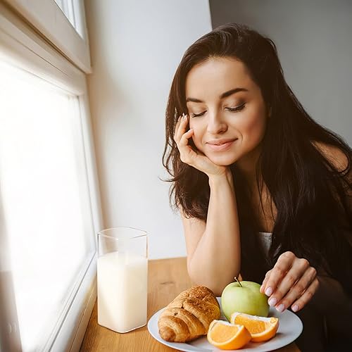 Miniatura 8 de DOITOOL 2 vasos cuadrados de vidrio, 13.5 onzas, aptos para microondas, vasos altos transparentes, vasos de agua para leche, jugo, cerveza, cócteles
