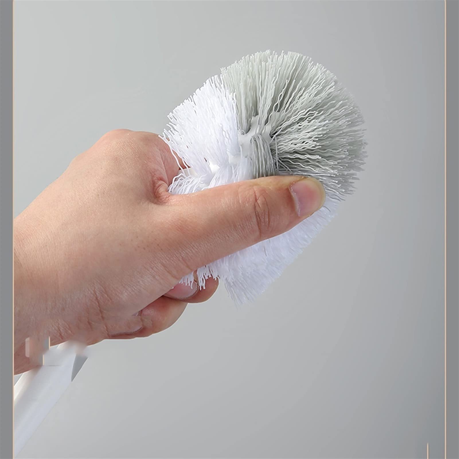 Design Classico Pennello da bagno Holder Holiday Montato for la tazza da parete Brush Brush Brush Bagno Lungo Manico Pennello for la pulizia Spazzola for il gomito Spazzole da toilette Risparmia Spazi