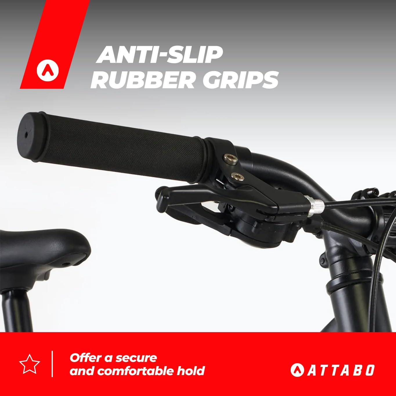 ATTABO Vélo VTT Enfant JR Cadre Aluminium 12" Turquoise Vélo