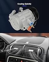 Vista 253 de ECCPP Compresor de CA 1997-2003 apto para Mitsubishi Montero Sport 3.0L 1999-2004 para Mitsubishi Montero Sport 3.5L Compresor de aire acondicionado