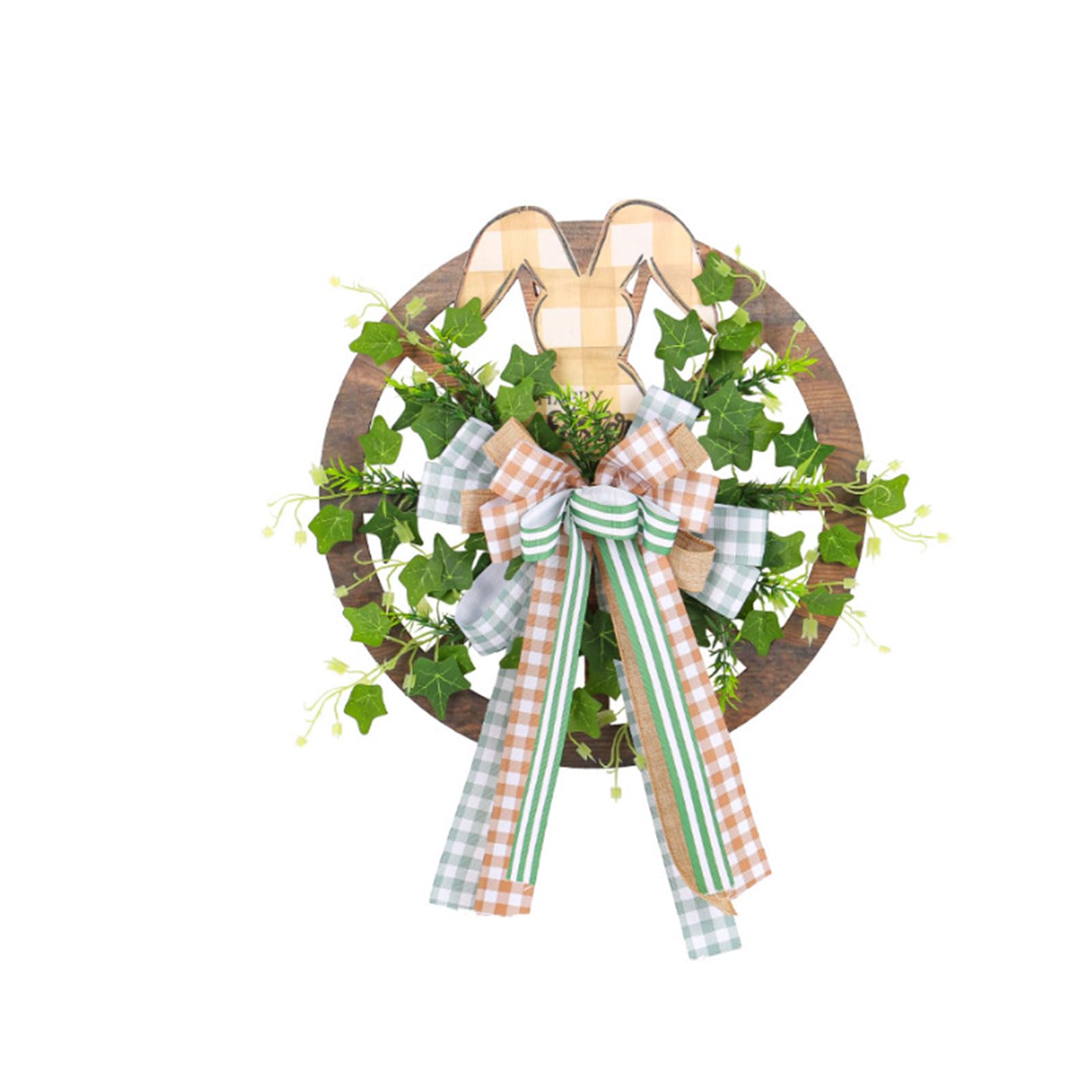 Jazuaiao Easters Wreath Easters Hangings Pendant Outdoor Door Wooden Sign Decorations Wreath Decorations