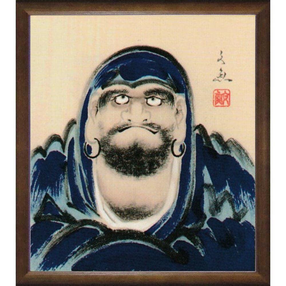 絵画 だるま 名言 達磨 僧侶 - インテリア