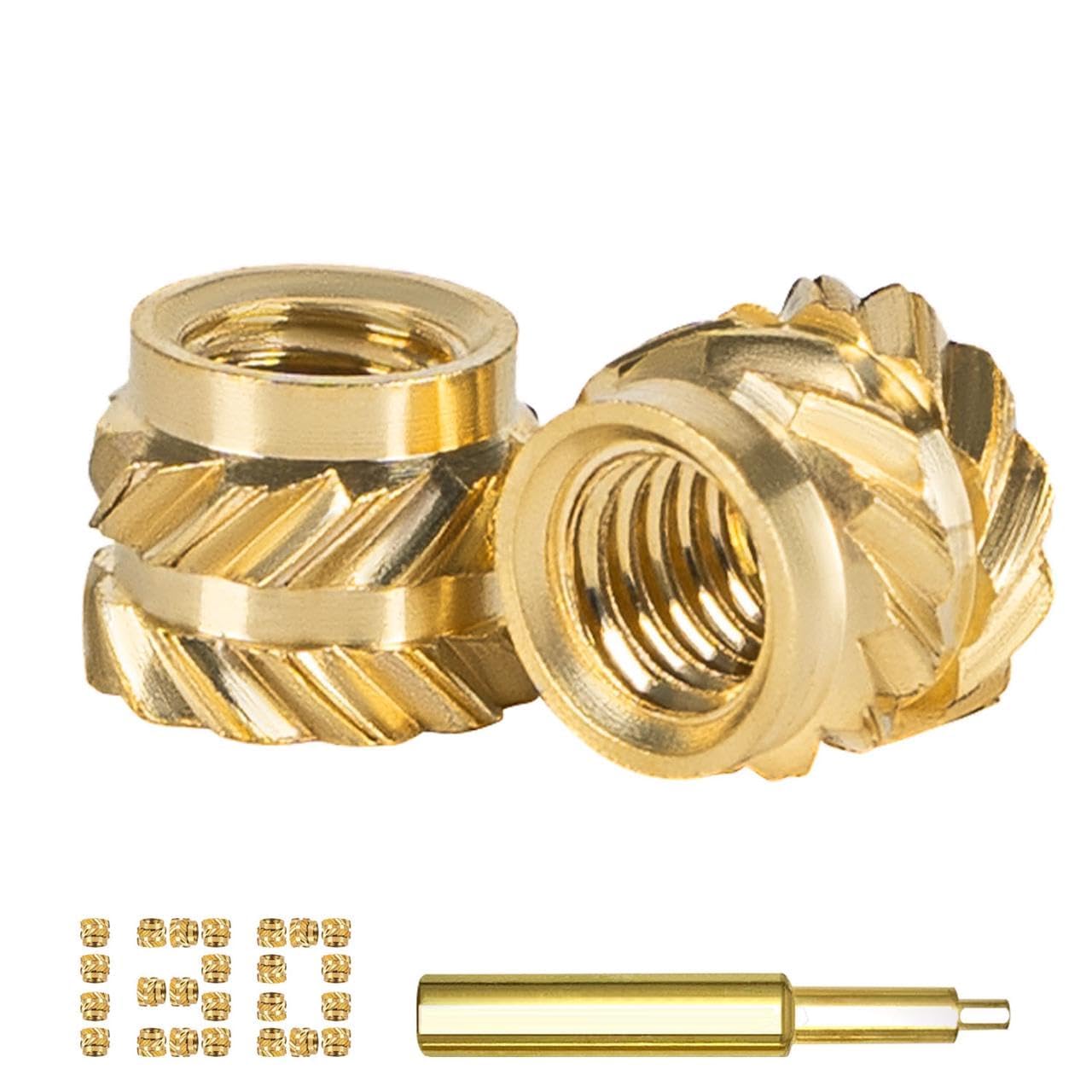 Brass Threaded Inserts - 350 Pcs for 3D Printing -10