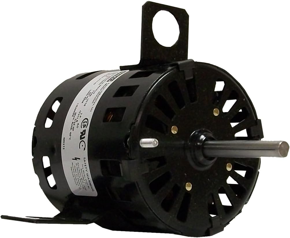 Fasco D1180 3.3-Inch Diameter Shaded Pole Motor, 1/20 HP, 115 Volts, 3300 RPM, 1 Speed, 1.9 Amps, CW Rotation, Sleeve Bearing