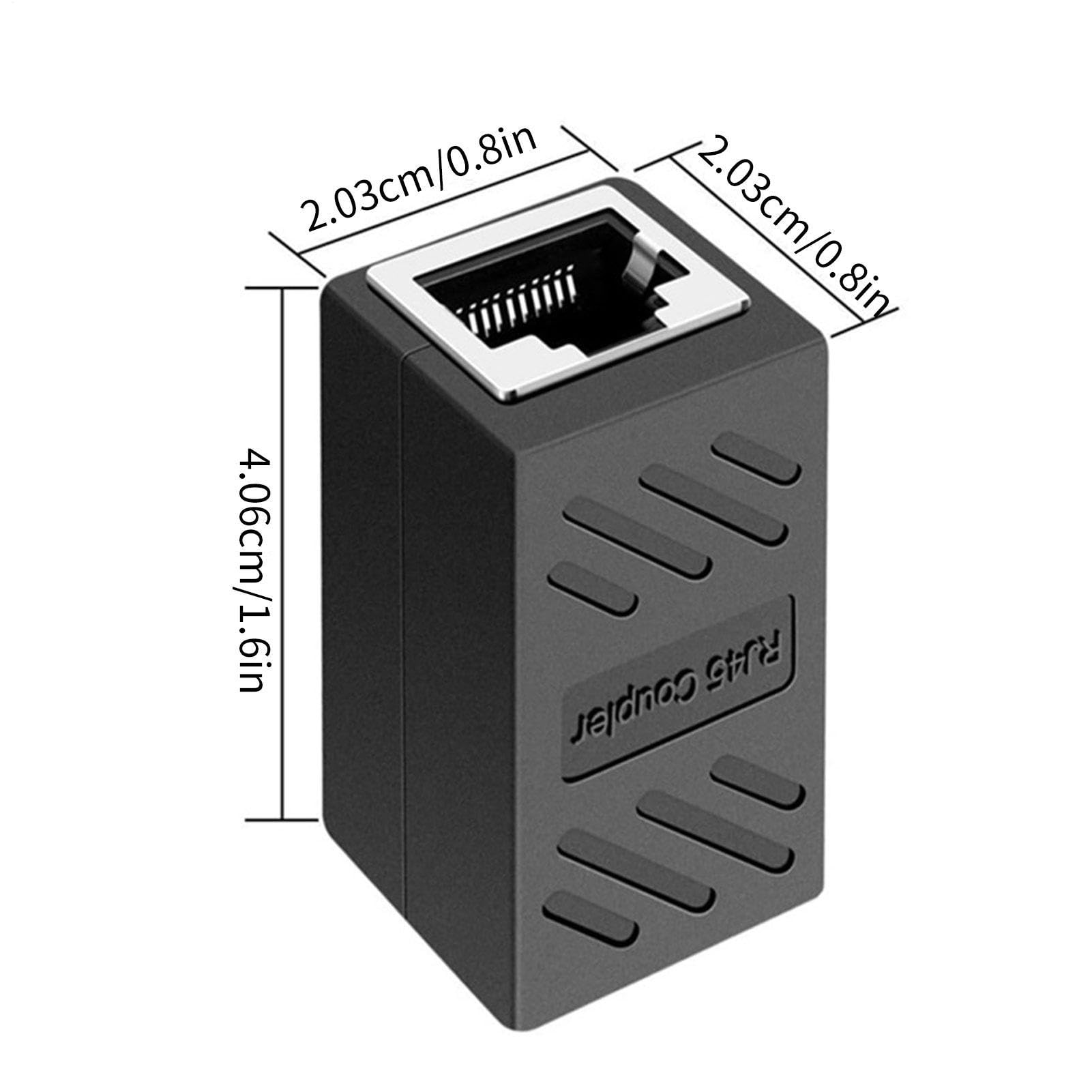 Adaptateur coupleur RJ45 femelle-femelle Ethernet Cat5 Cat5e Cat6 Cat7