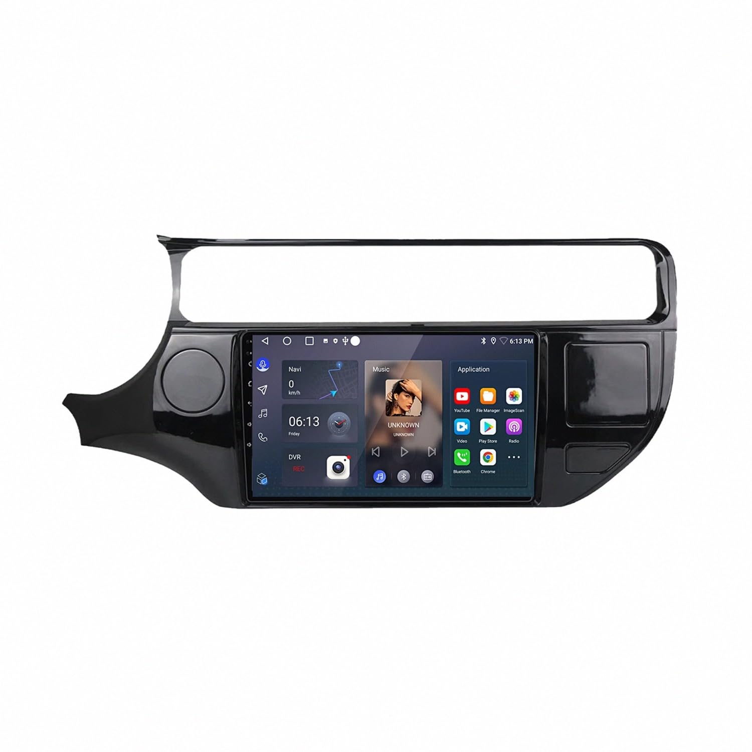 Radio Macchina Touch Screen per Kia RIO K3 2015-2017 Wireless Carplay Android Auto Stereo Auto Bluetooth Ips con Pantalla Táctil con Gps, 8 Nucleo 8G+256G