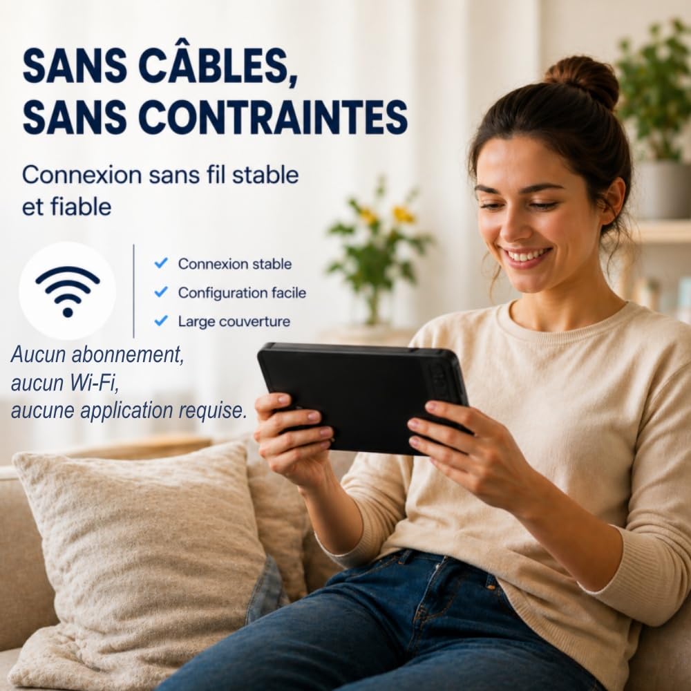 TKMARS Sonnette Vidéo 1080P avec Écran IPS 4.5 Pouces | Audio Bidirectionnel, Visiophone sans Fil 2.4 GHz, sans WiFi ni Application, Vision Nocturne IR, Étanche IP65