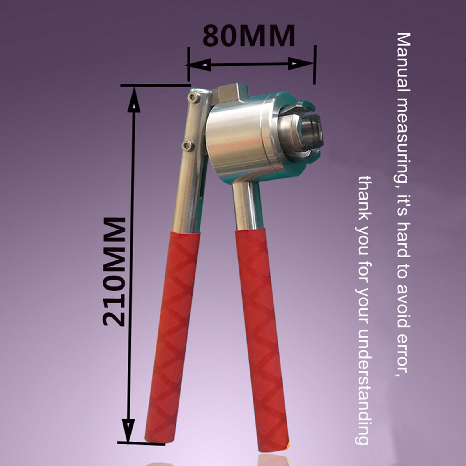 Crimpadora manual de viales, máquina prensadora de aluminio para tapas de 13 mm, 15 mm y 20 mm, fácil de usar, herramienta de sellado precisa para aplicaciones médicas