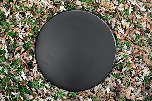 KUHEIGA Bodenplatte für unsere Feuerkörbe Funkenplatte Unterlegplatte Ø: 71cm mit Füssen-3
