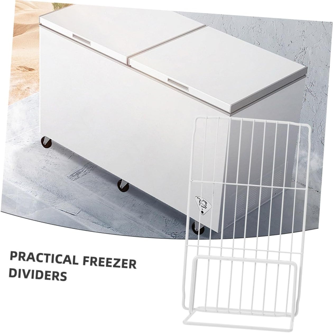 2pcs Freezer Wire Divider Rv Refrigerator Accessories Freezer Mesh Separator Shelf Divider for Fridge