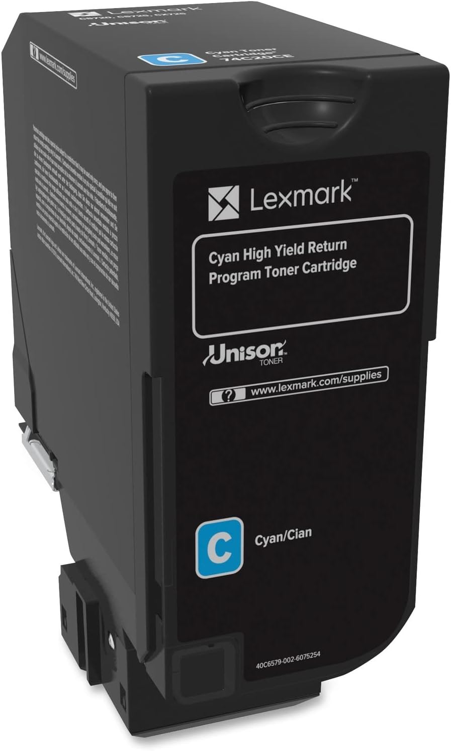 Lexmark 74C1HC0 CS725 Cyan High Yield Return Program Cartridge Toner