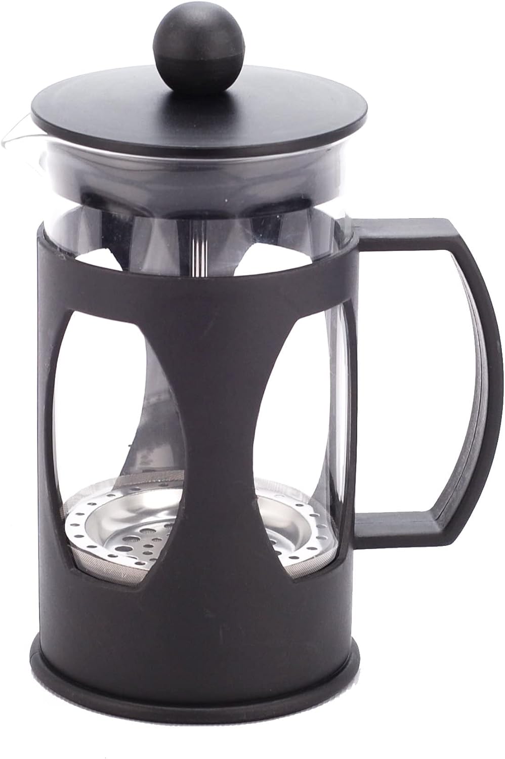 WARESHARK Black French Press Coffee Maker 600ml Stainless Steel